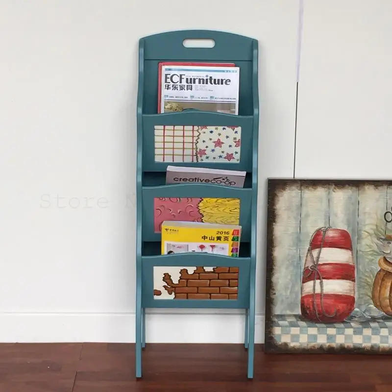 Европейская специальная винтажная вешалка для журналов газетный журнал