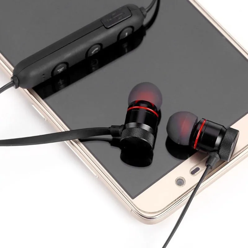 Беспроводные супер наушники с защитой от пота и басов bluetooth магнитные спортивные