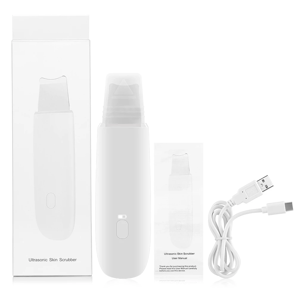 

Ultrasonic Deep Face Cleaning Machine Skin Scrubber Remove Dirt Blackhead Reduce Wrinkles and spots Facial Whitening Lifting