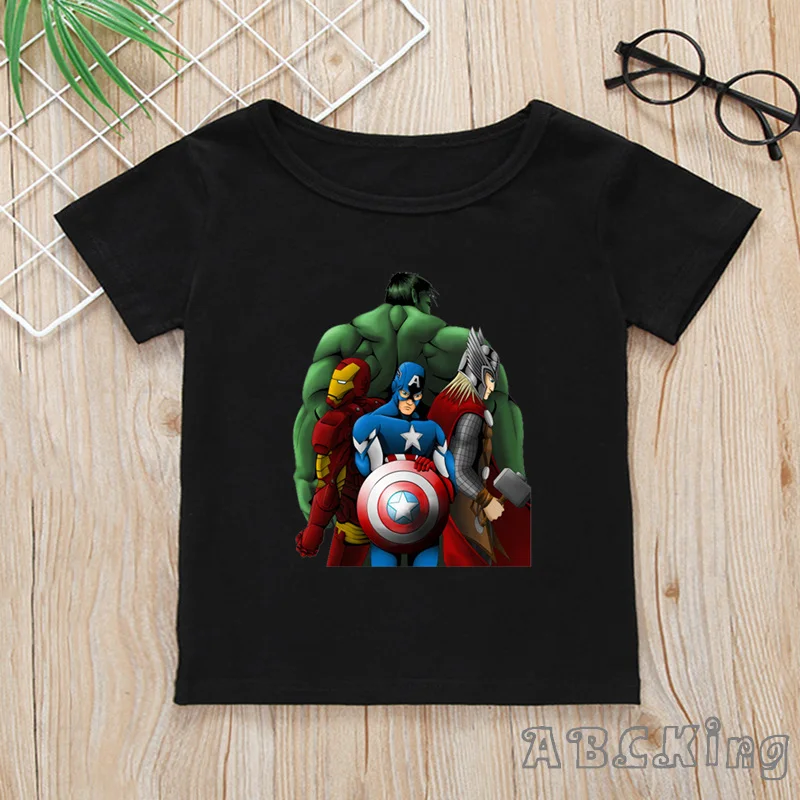 Детская футболка с принтом Мстители Марвел супергерой Железный человек топы