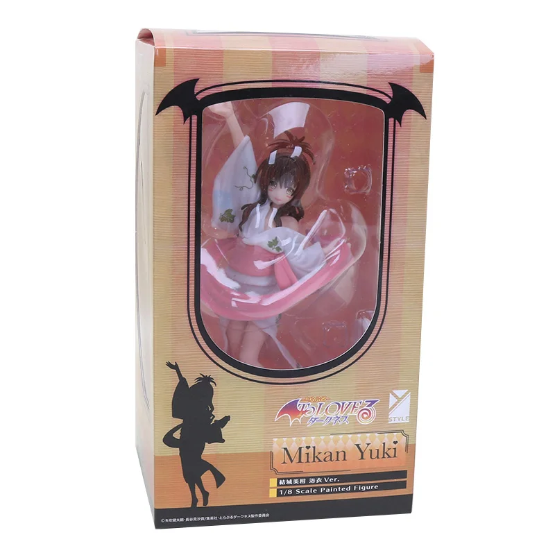 

20cm To Love-Ru Anime Figure Yuuki Mikan Sexy girls Figure Action Figure Collectible Model Doll Toys