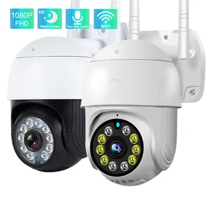 ip camera outdoor wifi ptz home security video camera 4x digital zoom color night vision two way audio speed dome surveillance free global shipping