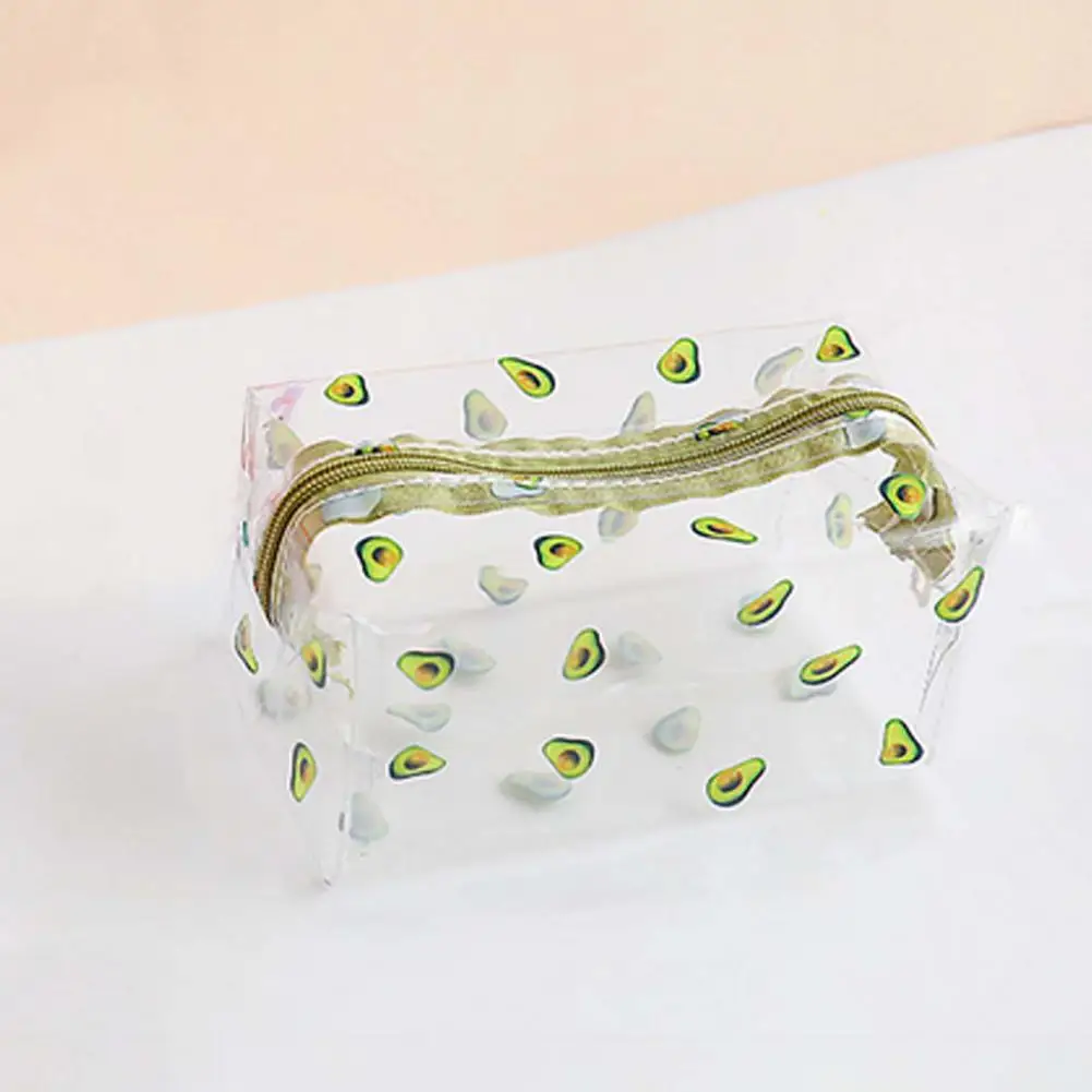 Прозрачная Косметическая Кисть для макияжа девочек пенал из ПВХ мультяшная