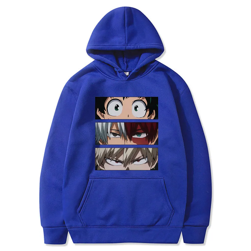 

Japan Anime My Hero Academia Men Women's Oversized Hoodie Autumn Casual Pullover Hoodies Fashion Sweatshirts Hip Hop Streetwear