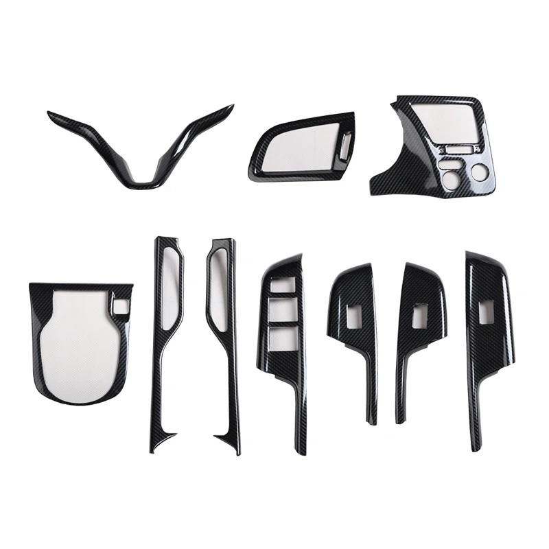 

Refitted With Imitation Carbon Fiber Peach Veneer For 15-17 Honda CITY Right hand Drive