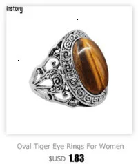Oval Lapis Lazuli Stainless Steel Rings Natural Stone Leaf Plant Vintage Fashion Jewelry TR730