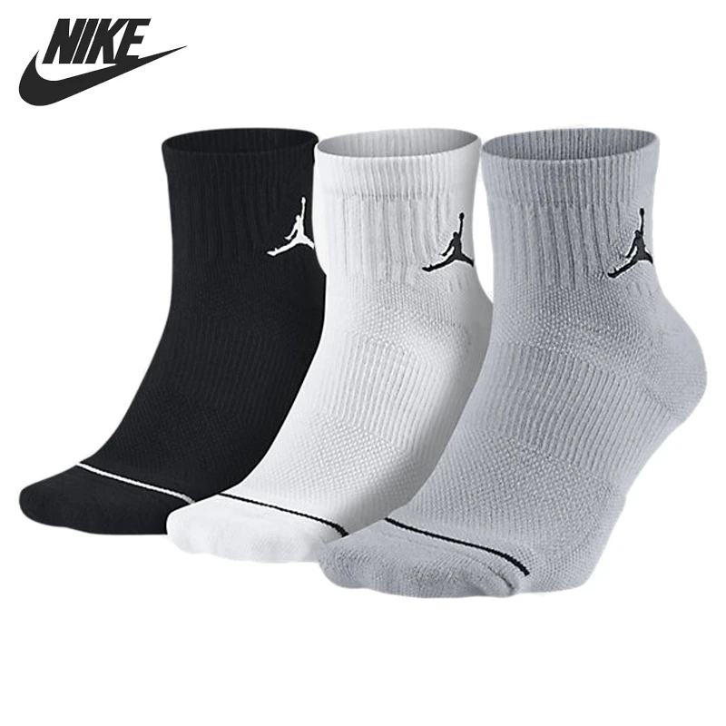 Оригинальные мужские спортивные носки NIKE U J EVERYDAY MAX ANKL 3PR новое поступление|Носки
