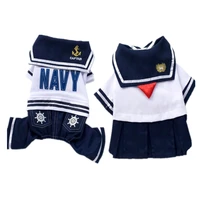 pet jk uniform cat cosplay costumes sailor uniform for dogs clothes cats cute blouse skirt thin fabric apparel