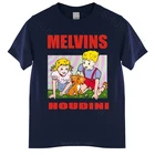 Мужские летняя хлопчатобумажная футболка Свободные топы, Мелвин Houdini pwm Metal Stoner Rock, Ретро футболка, большие высокие мужские хлопковые футболки
