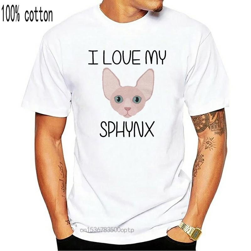 Сфинкс Кот унисекс дети взрослые T. Рубашка подарок на Рождество | Женская одежда