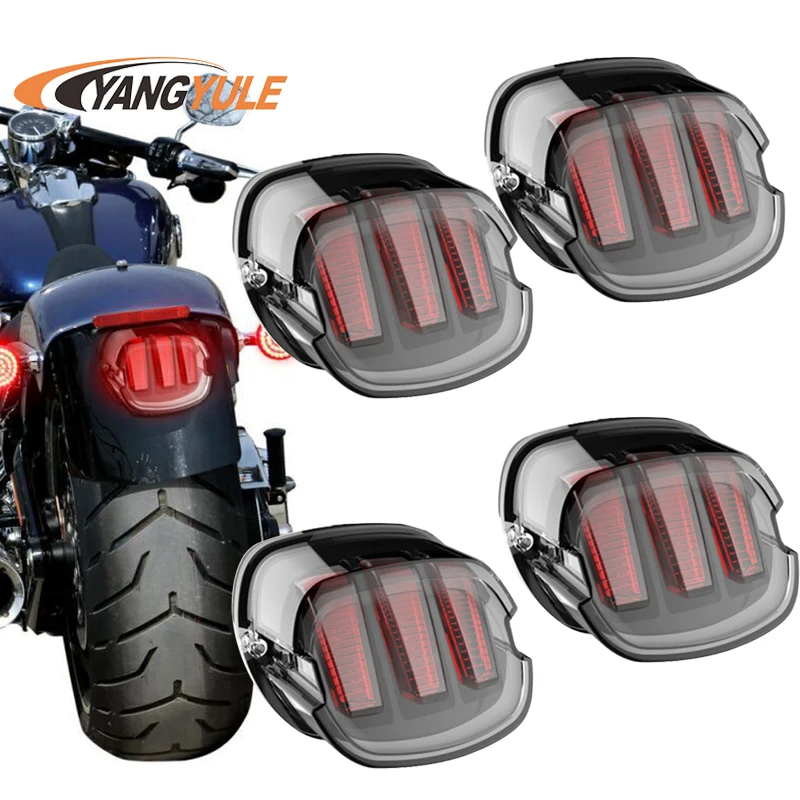 Светодиодный тормозной сигнал для мотоцикла задний фонарь номерного знака Sportster