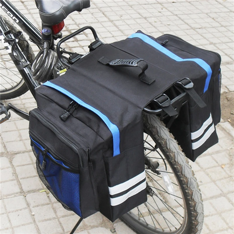 

Bicycle Carrier Bag Rear Rack Bike Trunk Bag Luggage Pannier Back Seat Double Side Cycling Bycicle Bag Durable Travel