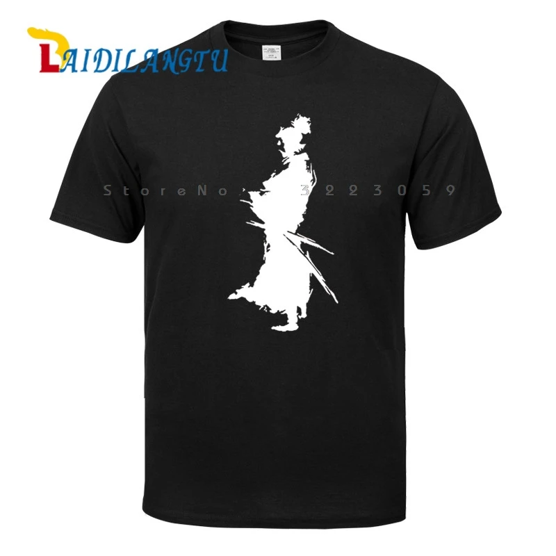 Самурай дизайном Ninja Восточный меч Модные Новое поступление мужская футболка с