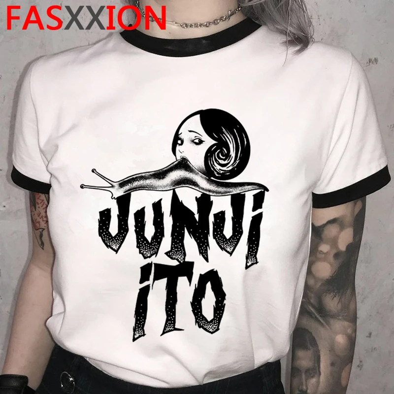 

Junji Ito t shirt top tees men vintage tumblr print harajuku tshirt t shirt plus size