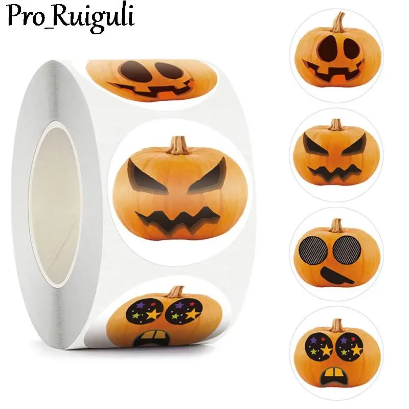 

Наклейки на Хэллоуин с изображением тыквы наклейки с мультяшными персонажами из аниме фильмов наклейки для скрапбукинга телефона ноутбука...