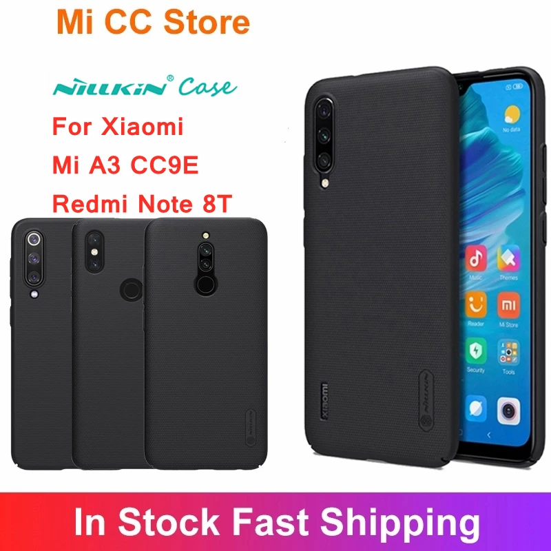 Чехол для телефона xiaomi Mi 9 /10/10 Lite/ Redmi Note 8T Матовый Жесткий поликарбонатный чехол