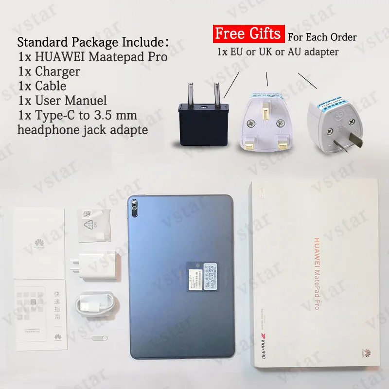 Оригинальный планшетный ПК HUAWEI MatePad Pro 10 8 дюйма ГБ 256 Восьмиядерный процессор Kirin