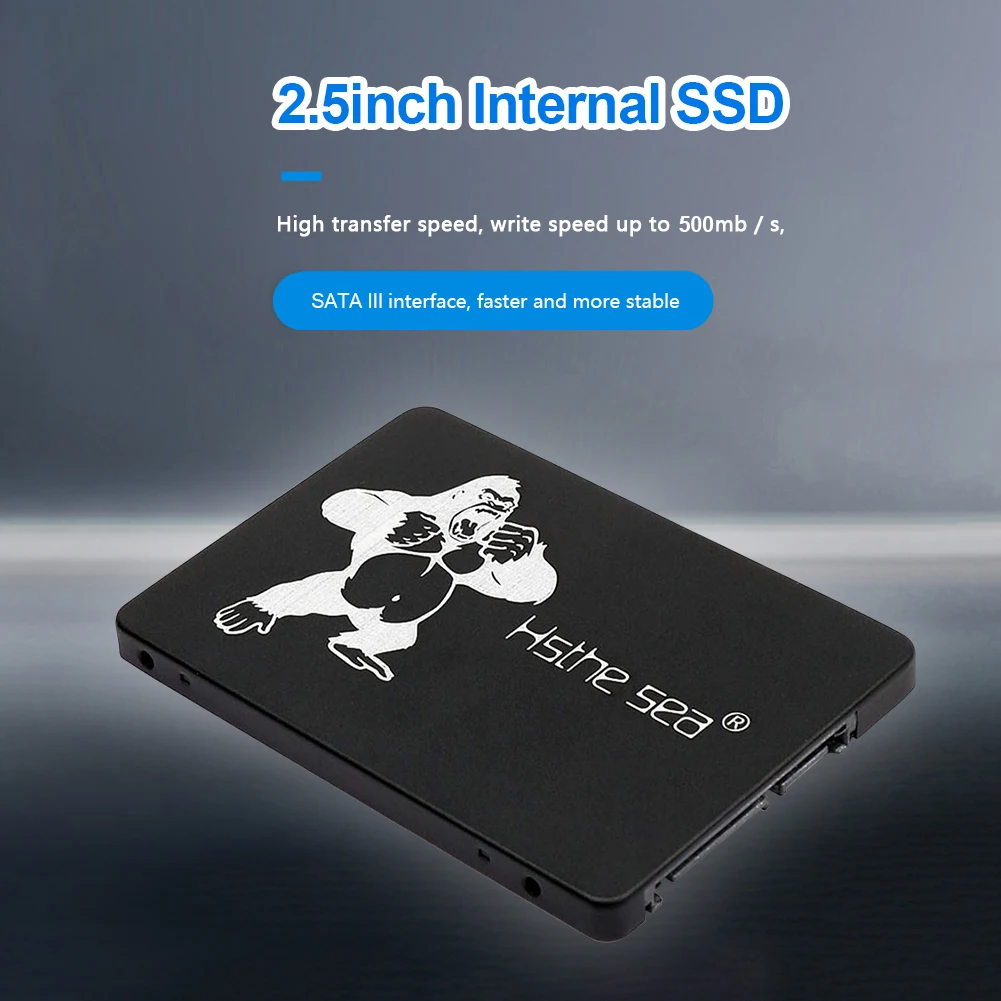 

2.5 inch SATA III Internal SSD 16GB 32GB 60GB 120GB 240GB 480GB 960GB Solid State Drive Monkey Pattern for Laptop Desktop PC