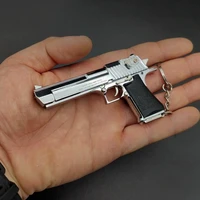 2021 new 13 desert eagle pistol gun miniature model keychain full metal shell alloy can not shoot boy birthdaygift wholesale