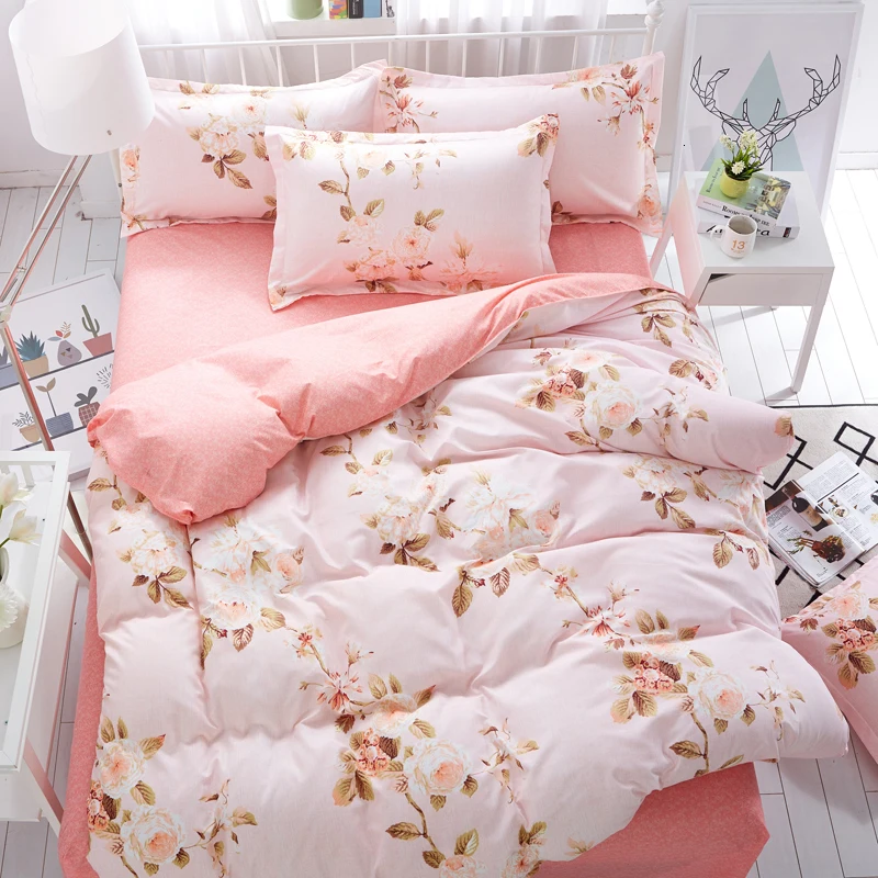 Solstice домашний Текстиль King набор постельных принадлежностей для односпальной кровати оранжевый коричневый плед пододеяльник наволочка плоские простыни для женщин подростковое взрослое постельное белье
