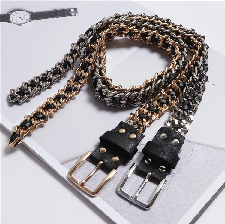 

Free shipping new fashion punk elastic waist belt width women crocodile pattern leather wide strap buckle s SW242