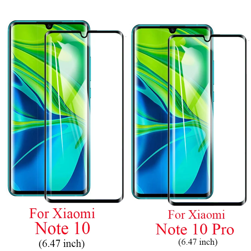 Армированное Защитное стекло для Xiaomi Mi Note 10 pro screen protector note10 10pro защитная пленка glas