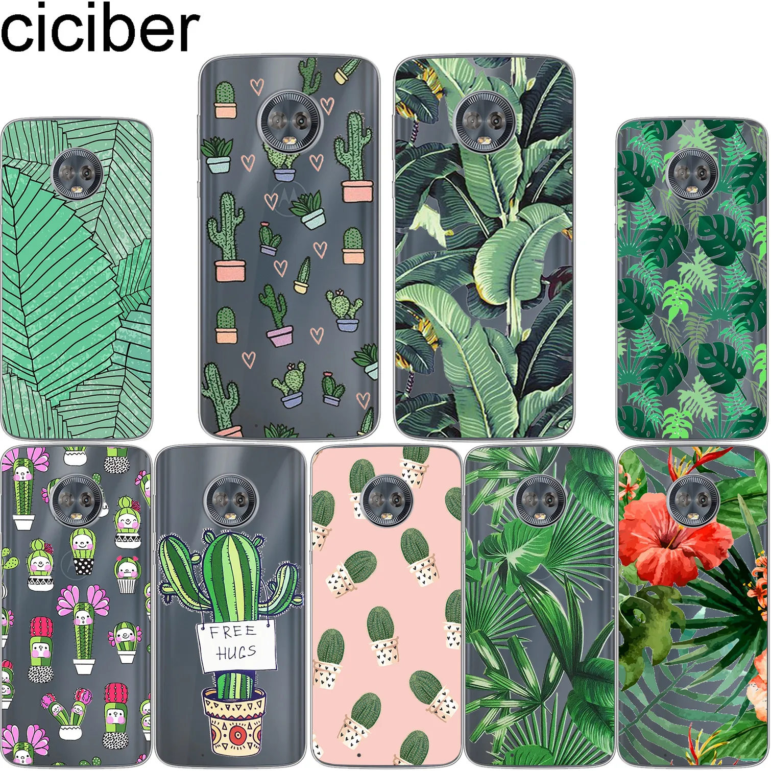 Ciciber для Motorola Moto C Z2 Z3 ONE G4 G5 G5S G6 P30 E3 E4 E5 Plus Play Power X4 M мягкие чехлы телефонов задняя