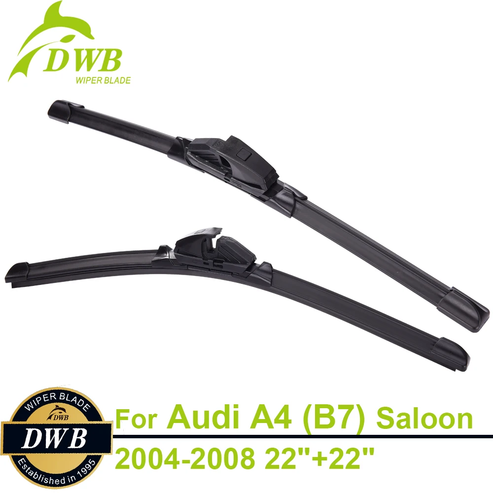 Щетки стеклоочистителя для Audi A4 (B7) Saloon 2004-2008 22 &quot+ 22&quot 2 шт. Бесплатная доставка