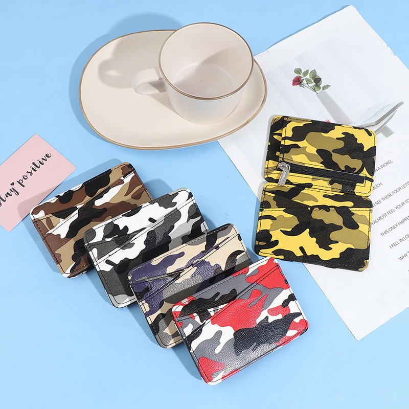

Men Magic Wallet Coin Pocket Slim Purse Money Clip Bag Credit Card Cash Holder
