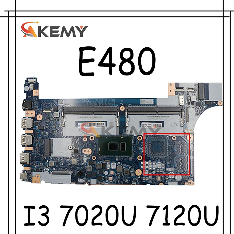 

Akemy для Lenovo Thinkpad E480 E580 ноутбук материнская плата EE480 EE580 NM-B421 процессор I3 7020U 7120U 100% тесты работы FRU 01LW179