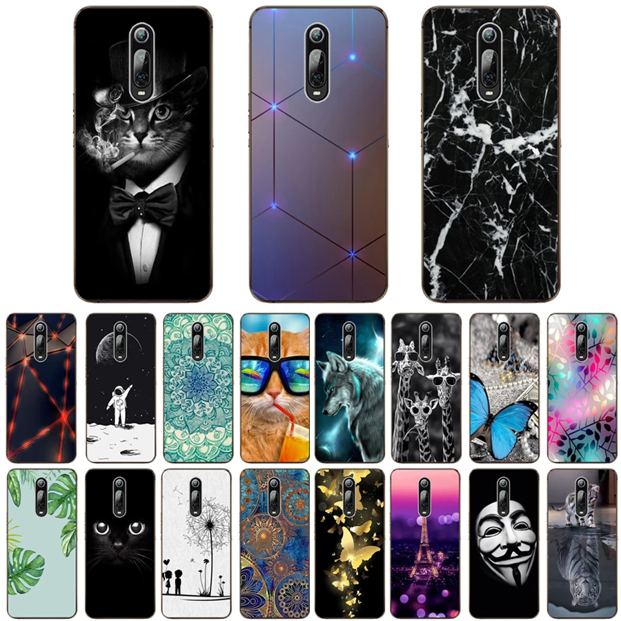 Чехол для Xiaomi Mi9T 6 39 дюйма Роскошные Силиконовые чехлы из ТПУ задняя крышка