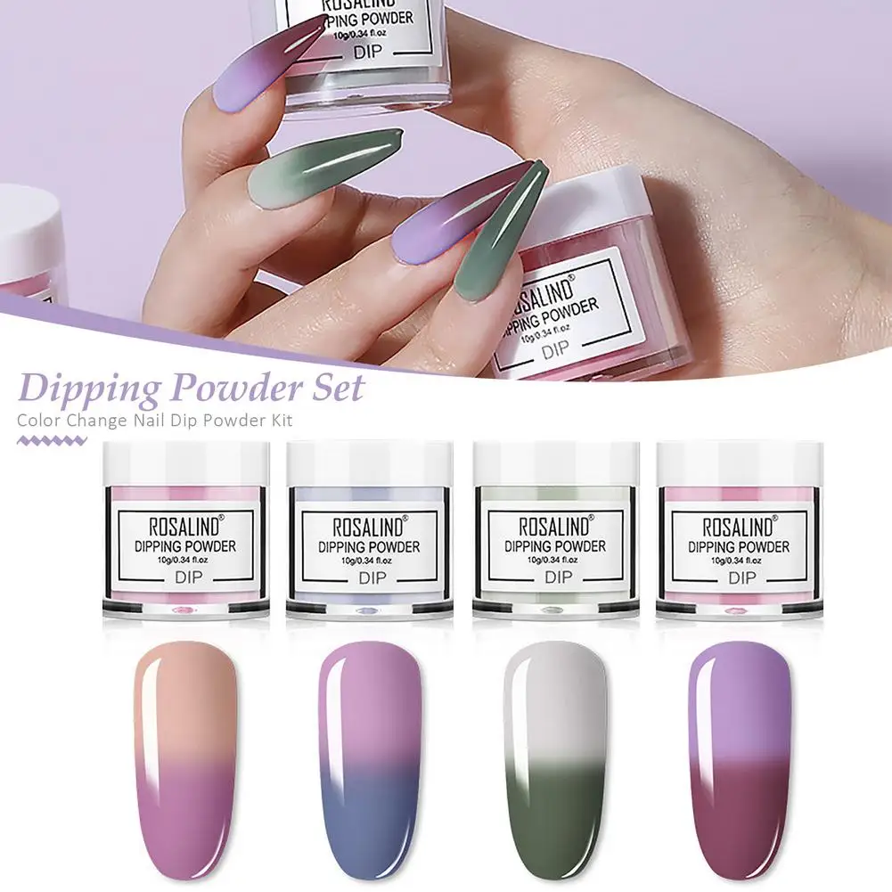 4 шт. декоративные пигменты для дизайна ногтей|Блестки ногтей| |