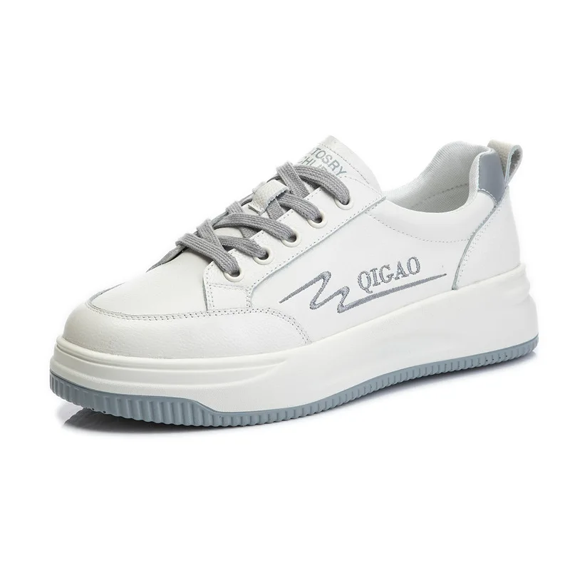 

2021 New Leather Sports Shoes With Round Heads