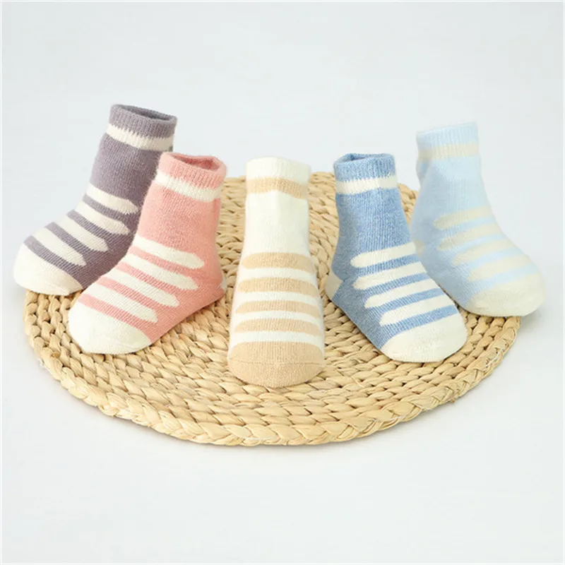 

5 Pair/Lot Baby Fashion Soft Cotton Socks Newborns Infant Cute Cartoons Mesh Socks For Autumn Winter 0-24 Month Boy girl Kids CN