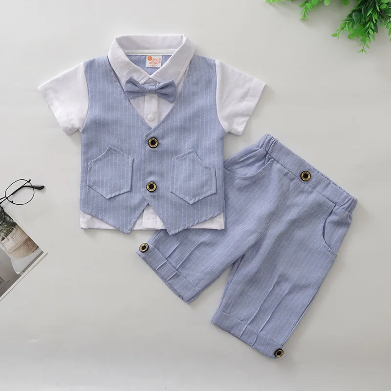 Летний костюм для мальчиков Modis Свадебный детей 12 месяцев 6 лет Детские блейзеры