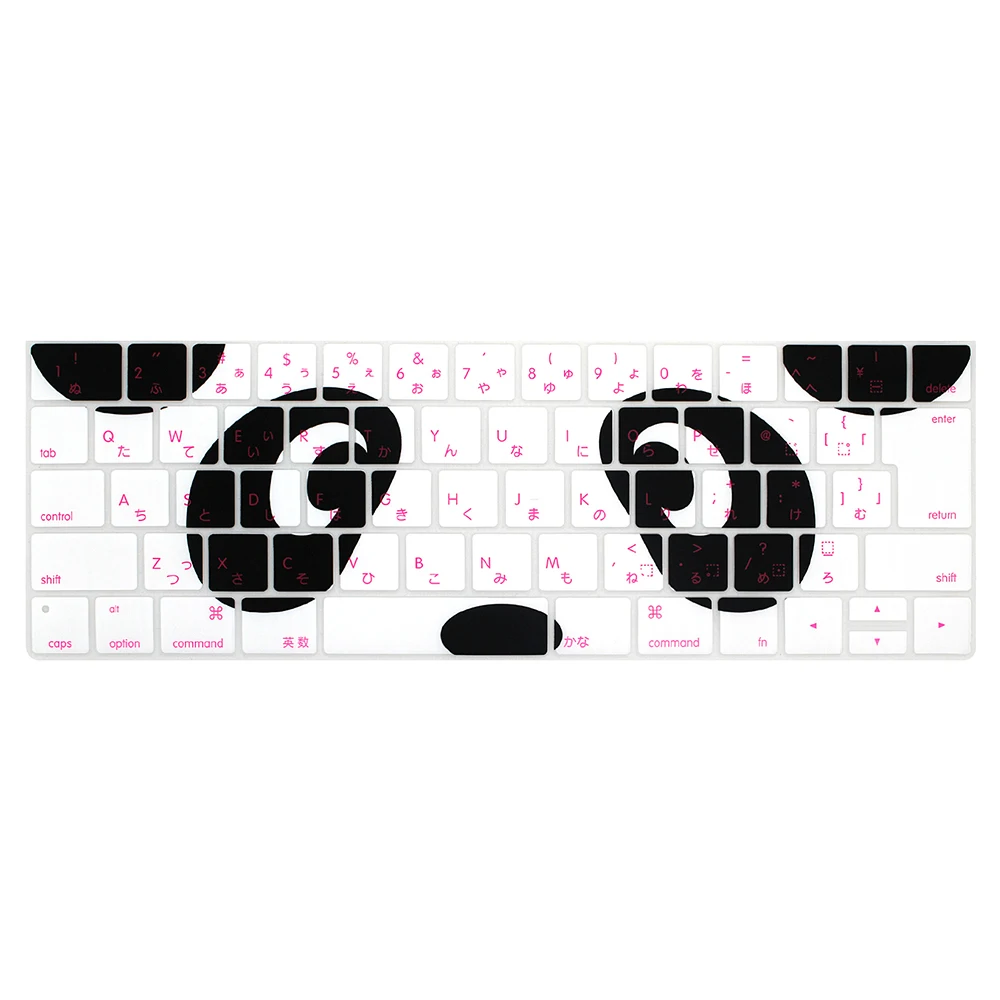 Японский силиконовый чехол для клавиатуры Macbook New Pro защитная пленка 13 дюймов 15 с