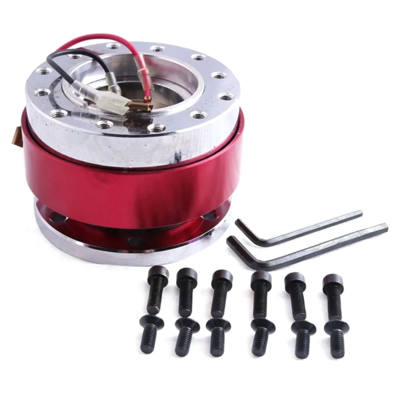 

Универсальный адаптер для рулевого колеса с 6 отверстиями, быстросъемный автоматический комплект из алюминиевого сплава