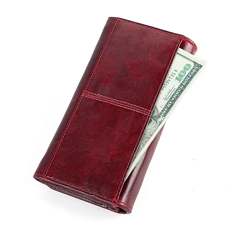 Long Clutch Wallets for Women Coin Purse Phone Pocket Genuine Leather Female Wallet Card Holder Money Bag Carteira