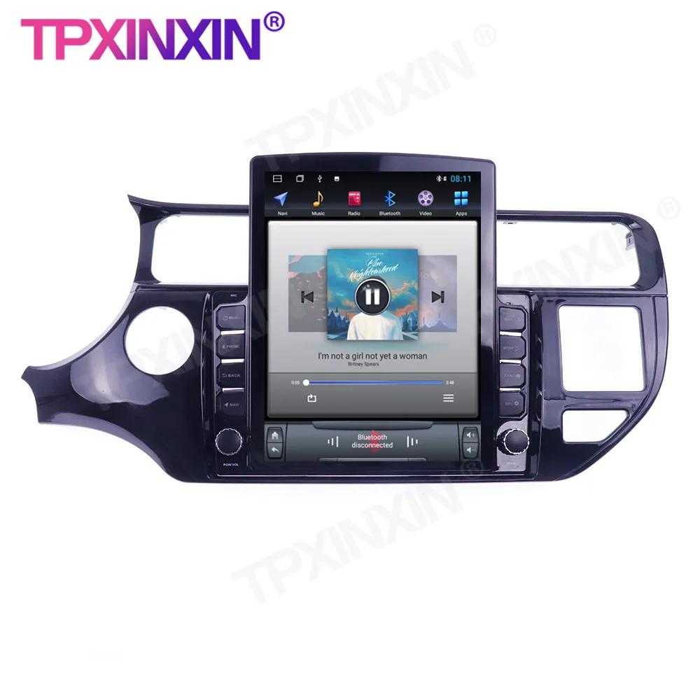 구매 기아 리오 2015-2018 안드로이드 128G 무선 Carplay 터치 스크린 스테레오 수신기 6 + 128G 라디오 라디오 IPS 스크린