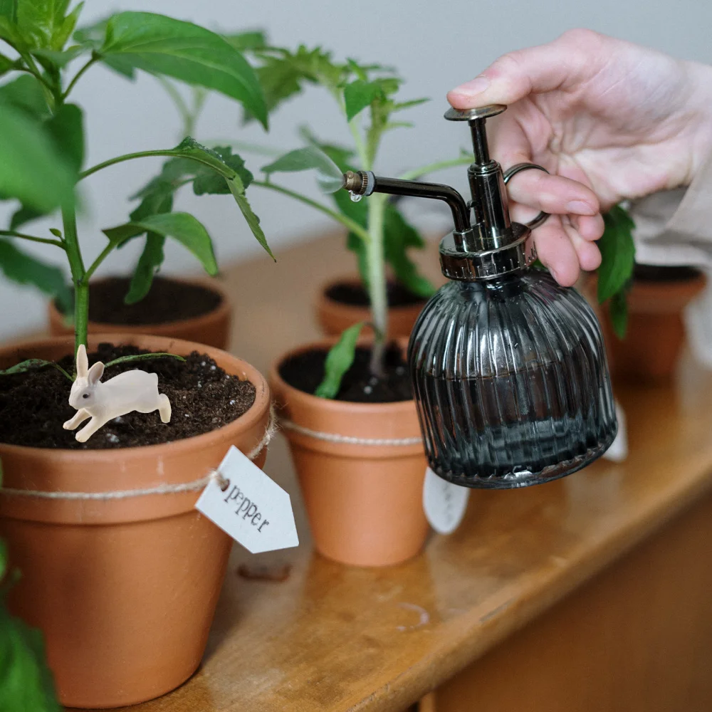 

4Pcs Lovely DIY Rabbit Model Moss Micro Landscape Decoration Car Adornment