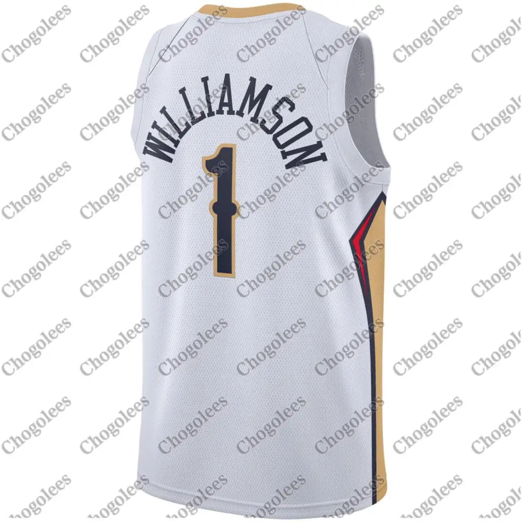

Men Basketball Jersey Zion Williamson New Orleans 20192020 Swingman Jersey Association Edition White