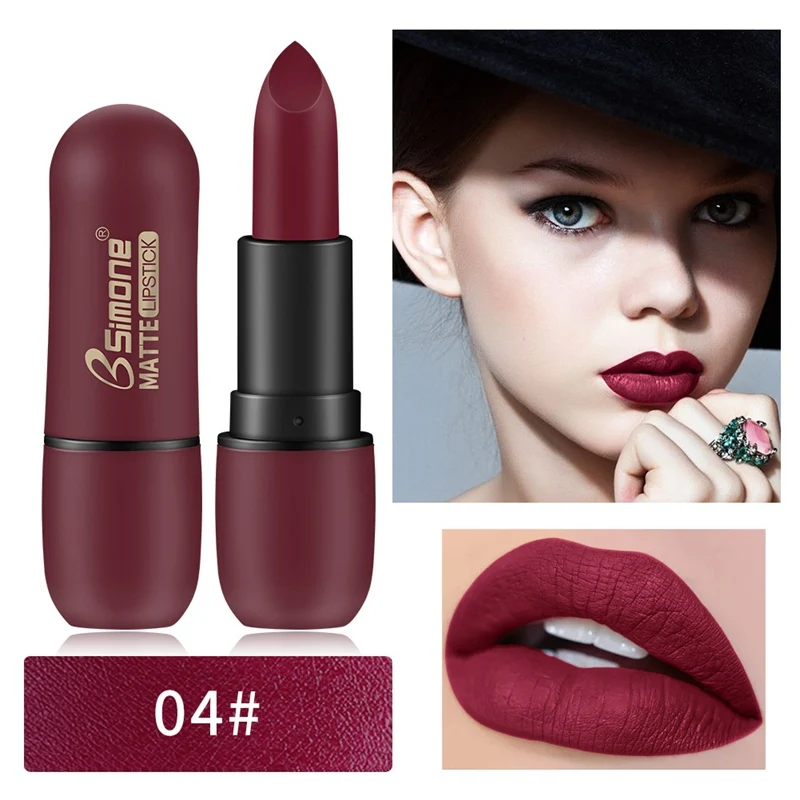 Velvet Matte Lipstick Lasting Moisturizing Waterproof Beauty Cosmetic Non-stick Cup Lip Makeup |