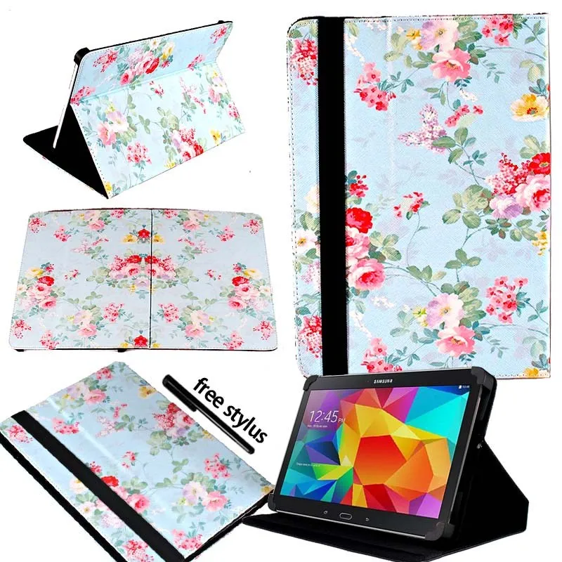 KK&LL для samsung Galaxy Tab 4 10,1 SM-T535 SM-T533 SM-T536-Кожаная подставка для планшета Чехол-книжка чехол+ Бесплатный стилус