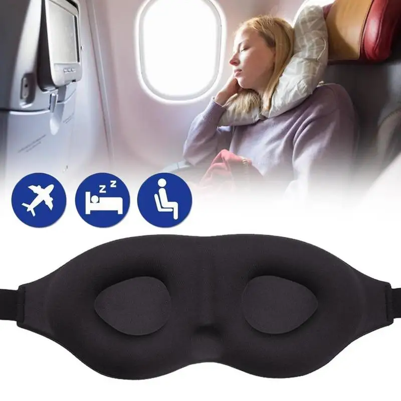 

3D Goggles Stereo Sleep Eye Protection Sleep Blackout Business Travel Goggles Sleep Goggles Custom