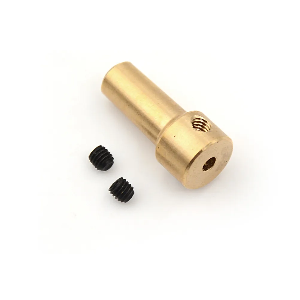 

HELTC 1PC Brass 3.17mm Electric Drill Chuck JT0 Coupling Motor Shaft Coupler Clamp Fixture