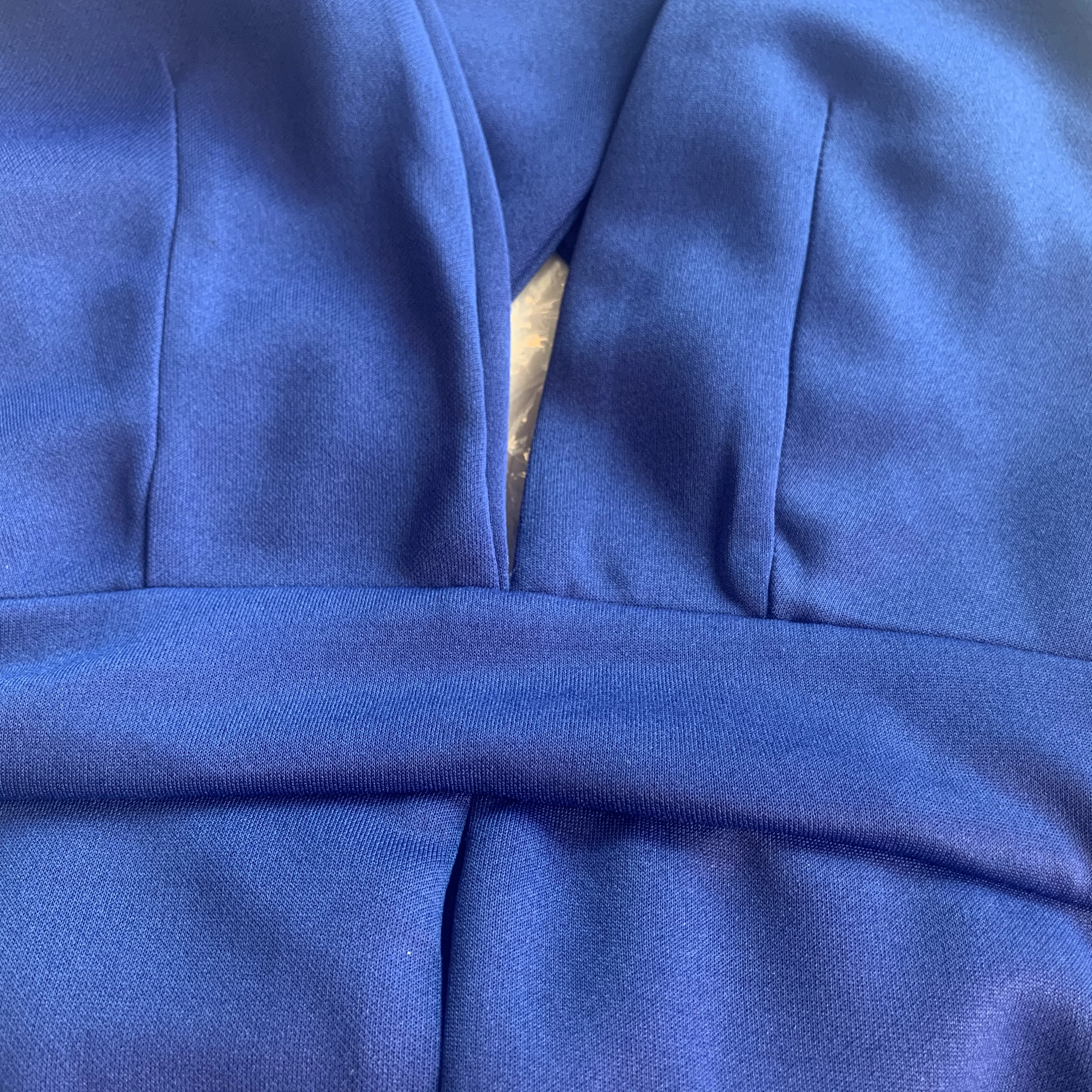 

Royal Blue Women Cocktail Dresses Sexy V Neck Party Dinner Robe Femme Vestiods 2020 Summer African Women Dresses Bow Tie