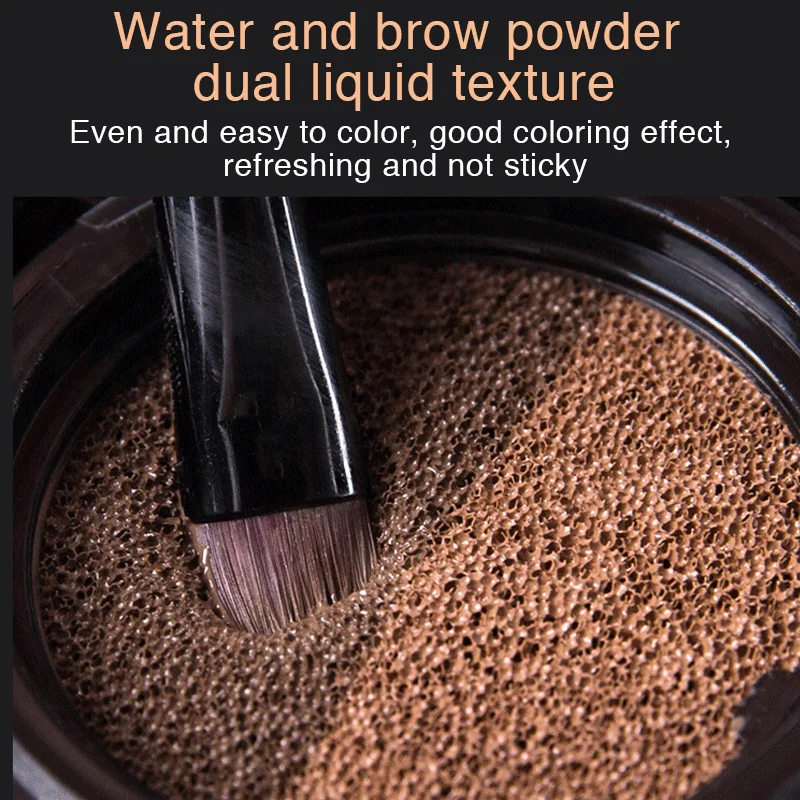 tattoo waterproof eye brow gel Waterproof Beauty Glazed Slim Long Lasting Eye Brow Tint Cosmetics Brown 2 Color Brows Make Up | Красота и