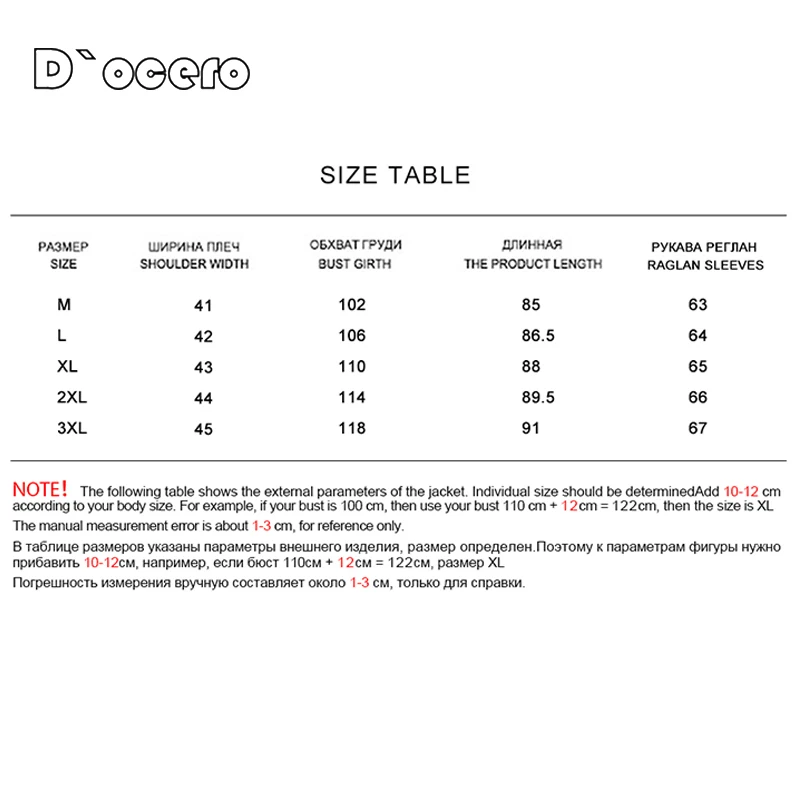 

Docero 2020 New Winter Jacket Women High Quality Clothing Brand Plus Size Long Coat Hooded Parka Loose Cut Outwear