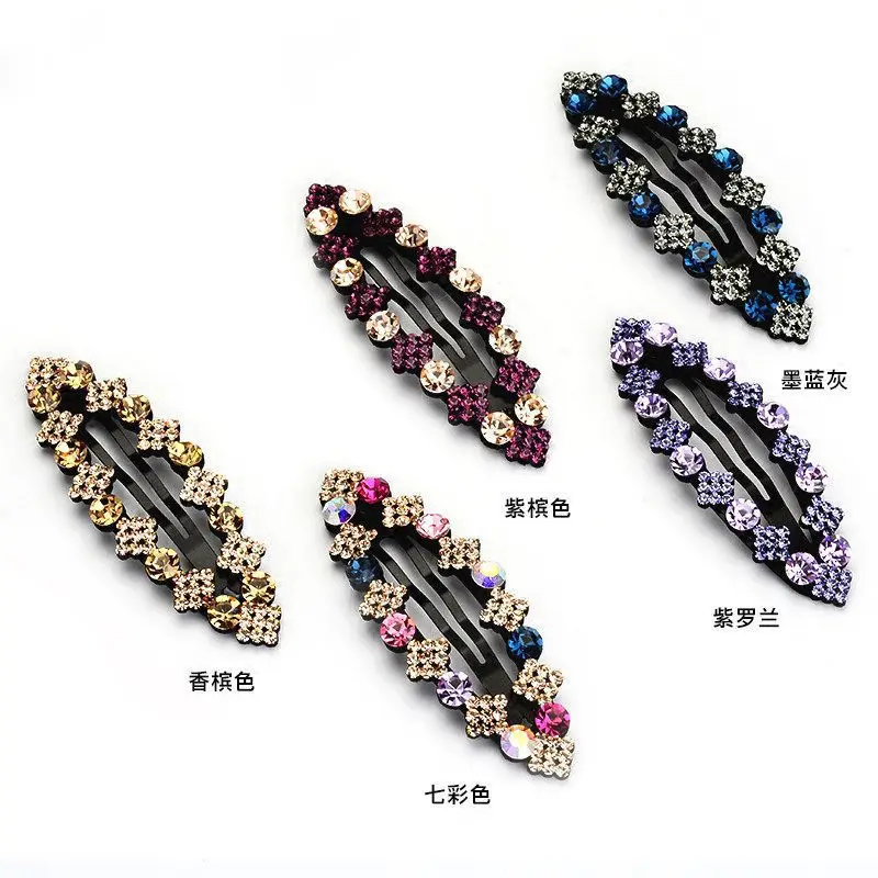

Korean net red with INS water drill BB clip simple clip bangs clip edge clip girl hair accessories hairpin