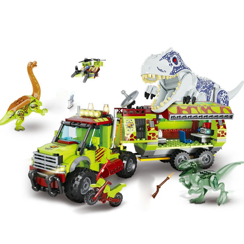 Креативные фигурки-Динозавры юрского периода мир парк тираннозавр побег